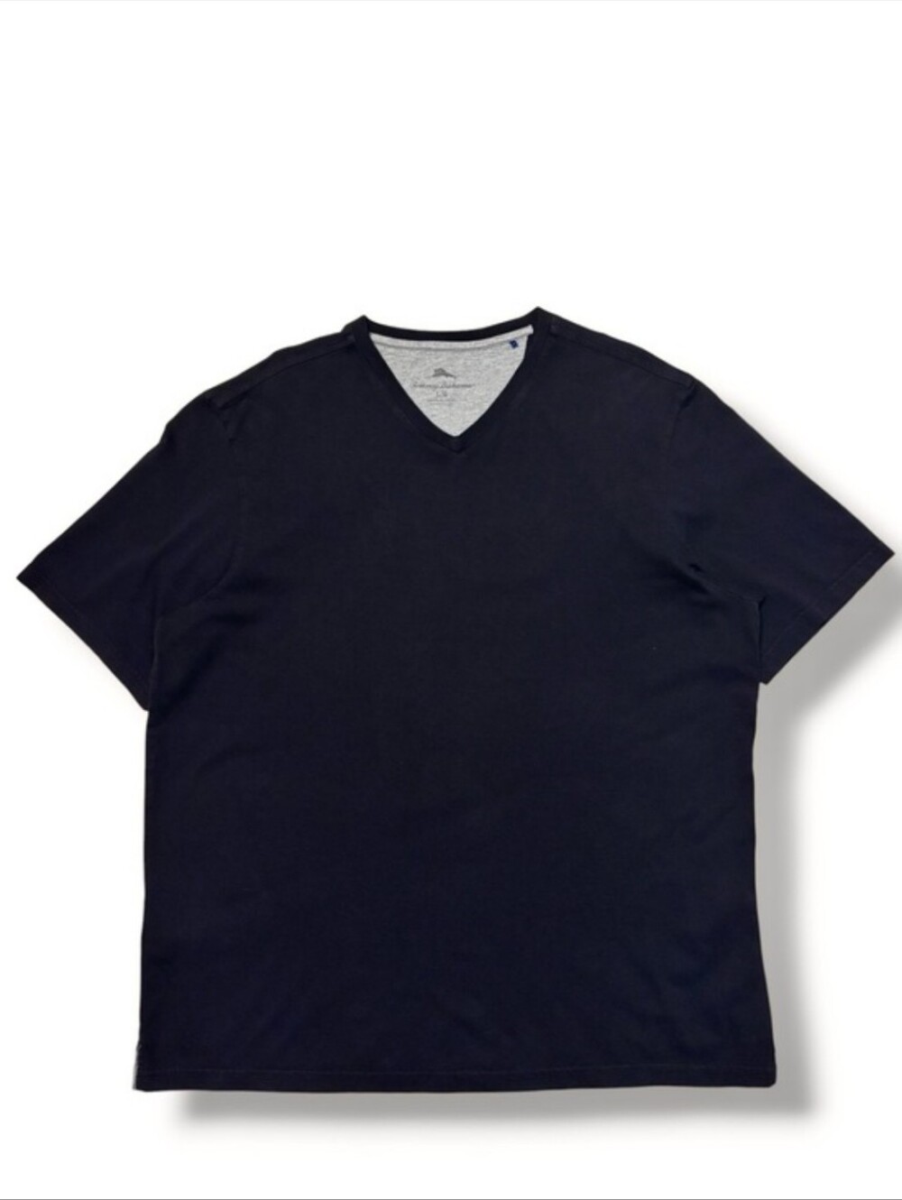 TOMMY BAHAMA Black Supima Cotton V Neck Tee Size Large